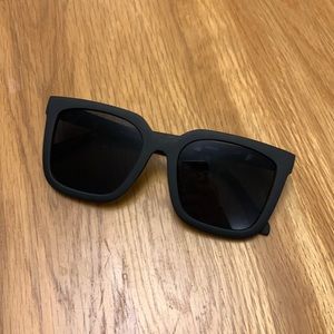 Quay Genesis Matte Black Sunglasses